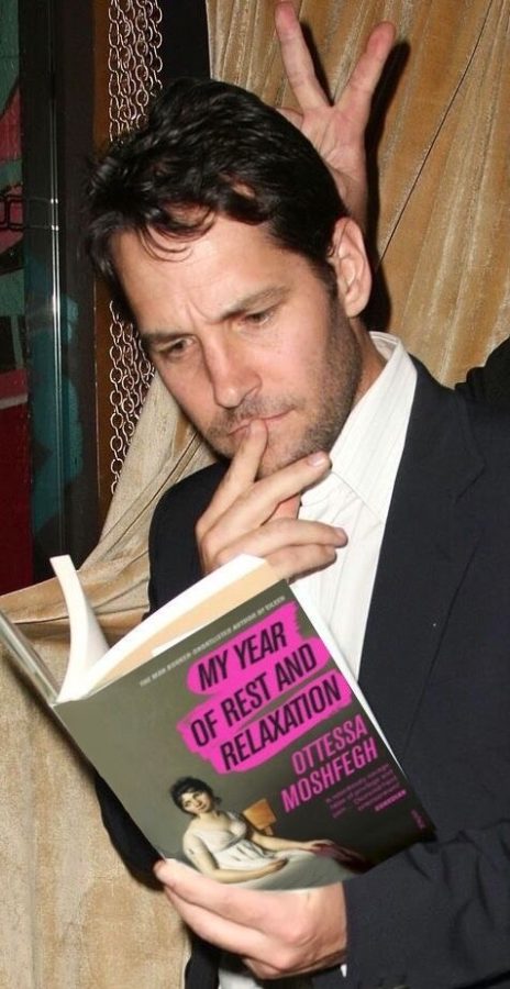 Paul Rudd (actor) ponders My Year of Rest and Relaxation, by Ottessa Moshfegh