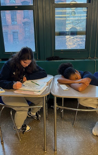 Two students, two different morning routines. Can you guess which 
one stayed up late last night scrolling through TikTok? 