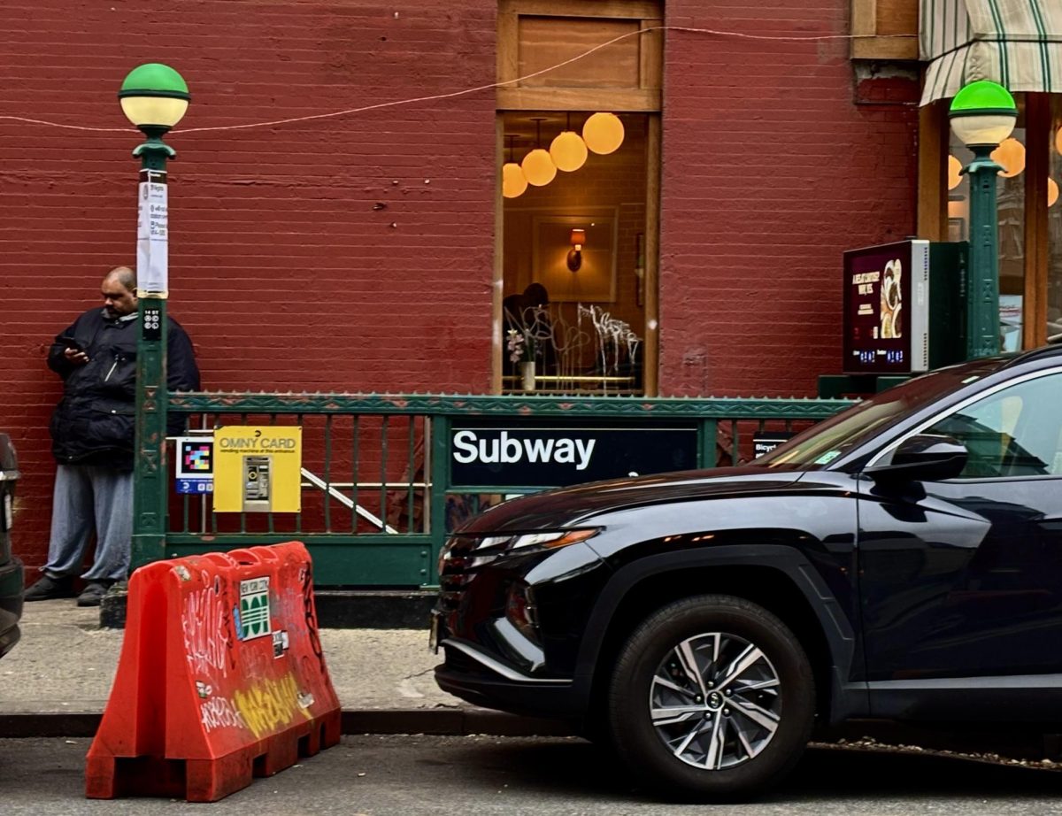14th Street Subway station entrance for the A, C, E, and L trains. 