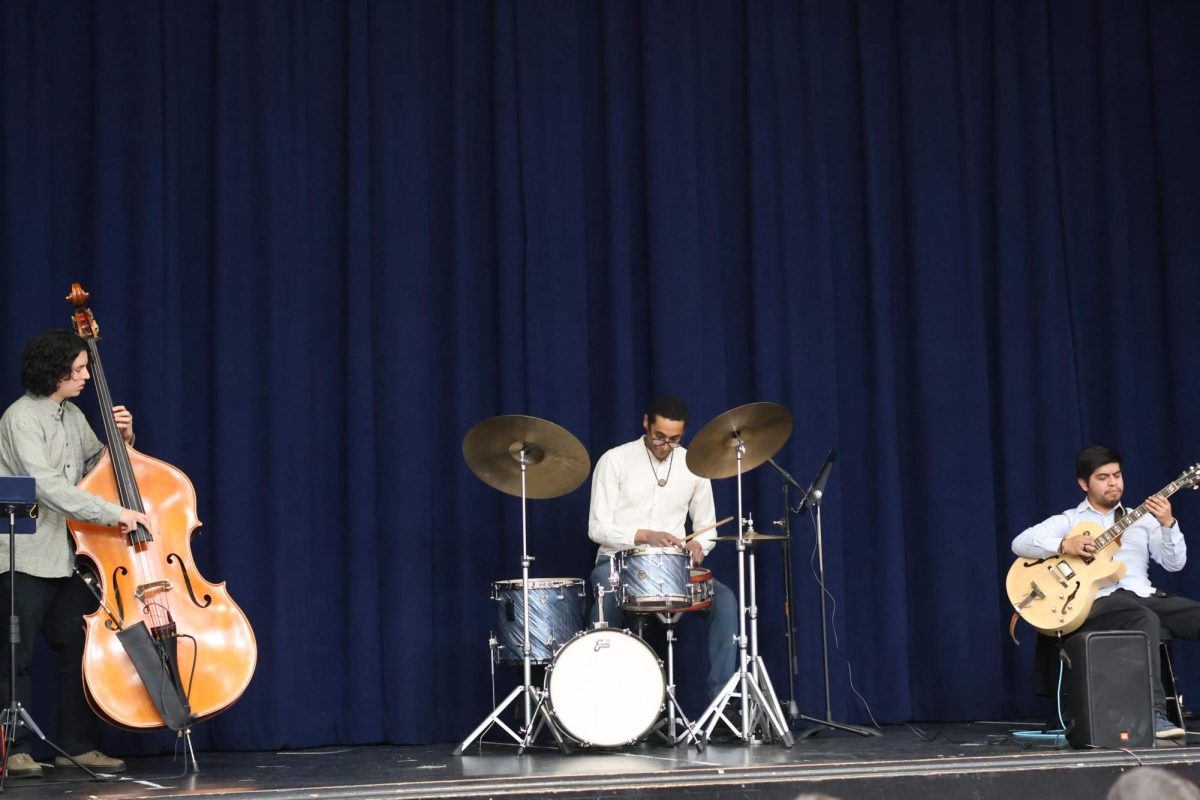 Left to right: Gabriel Balado (Bass), Orion Turre (Drummer), Diego Mamani (Guitar)