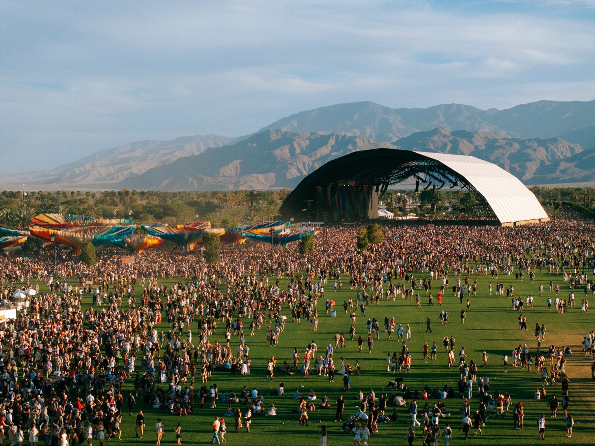 The crowds that gather for Coachella to watch their favorite artists perform.
