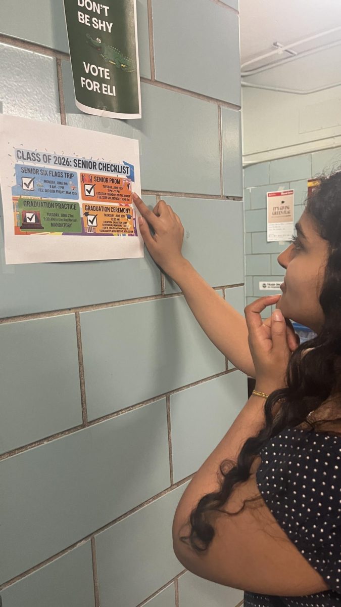 Junior Esha Neupane hesitates once seeing exorbitant senior year costs